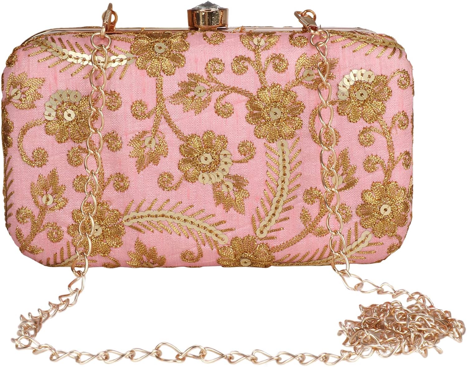 embroidery clutch