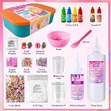 YOPINSAND Ice Cream DIY Slime Kit 26-Piece Butter Cloud Slime Add-ins view 2