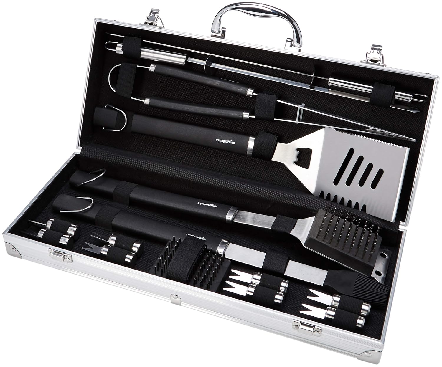 AmazonBasics Grilling Tool Set - 15piece