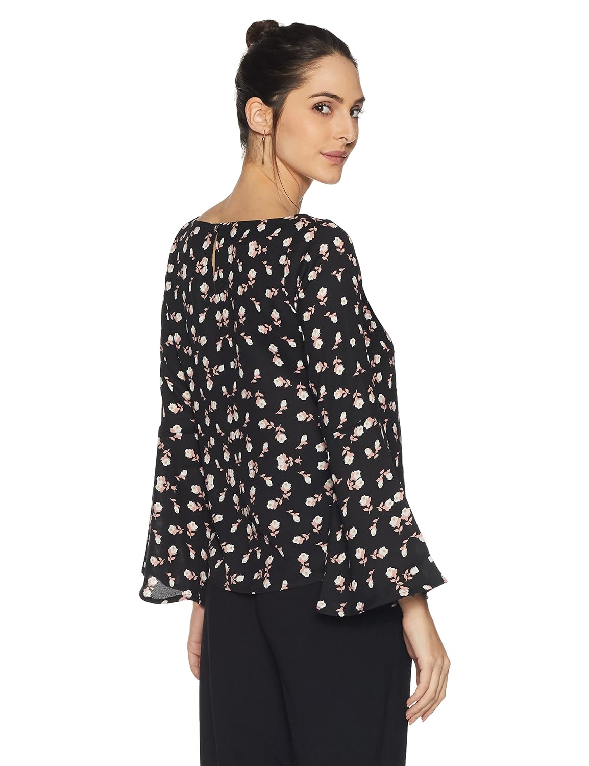 symbol amazon brand women's printed top