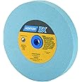 Norton Grinding Wheel, Premium Blue Bench and Pedestal Ceramic Alumina Bench Grinder Wheel, 6 Inch Grinding Wheel, Pack of 1