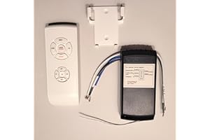 IRONSMITH LIGHTING PRODUCTS 3-in-1 Ceiling Fan Light Timing & Speed Remote Universal Ceiling Fan Remote Control Kit, Compatible with Breeze/Hunter/Harbor/Honeywell/Westinghouse similar fan light fixtures