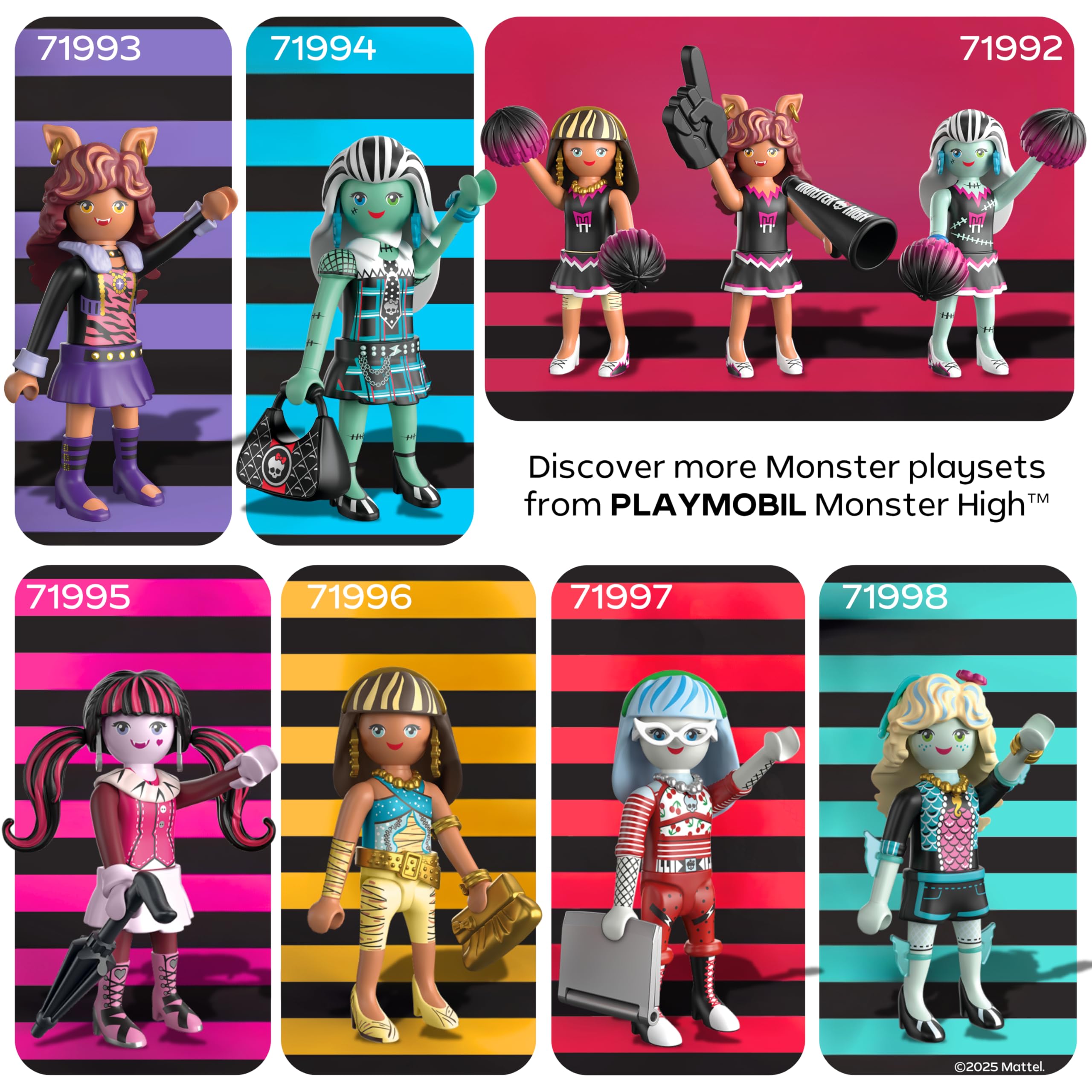 PLAYMOBIL | Monster High | Cleo de Nile | Figurenset für mystische Rollenspiele & Halloween-Feiern | Mit ägyptischen Accessoires & Zubehör | Ideal für Kinder ab 5 Jahren | 71996 5