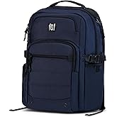 FUL Tactics Collection 17 Inch Laptop Backpack, Division Padded Computer Bag for Commute or Travel, Navy