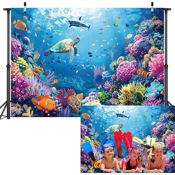 Fish Tank Background Custom Aquarium Vinyl Backgrounds Aquarium ...