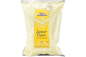 Rani Juwar (Sorghum) Flour 64oz (4lbs) 1.81kg Bulk ~ All Natural, Salt-Free | Vegan | No Colors | Gluten Friendly | Non-GMO |