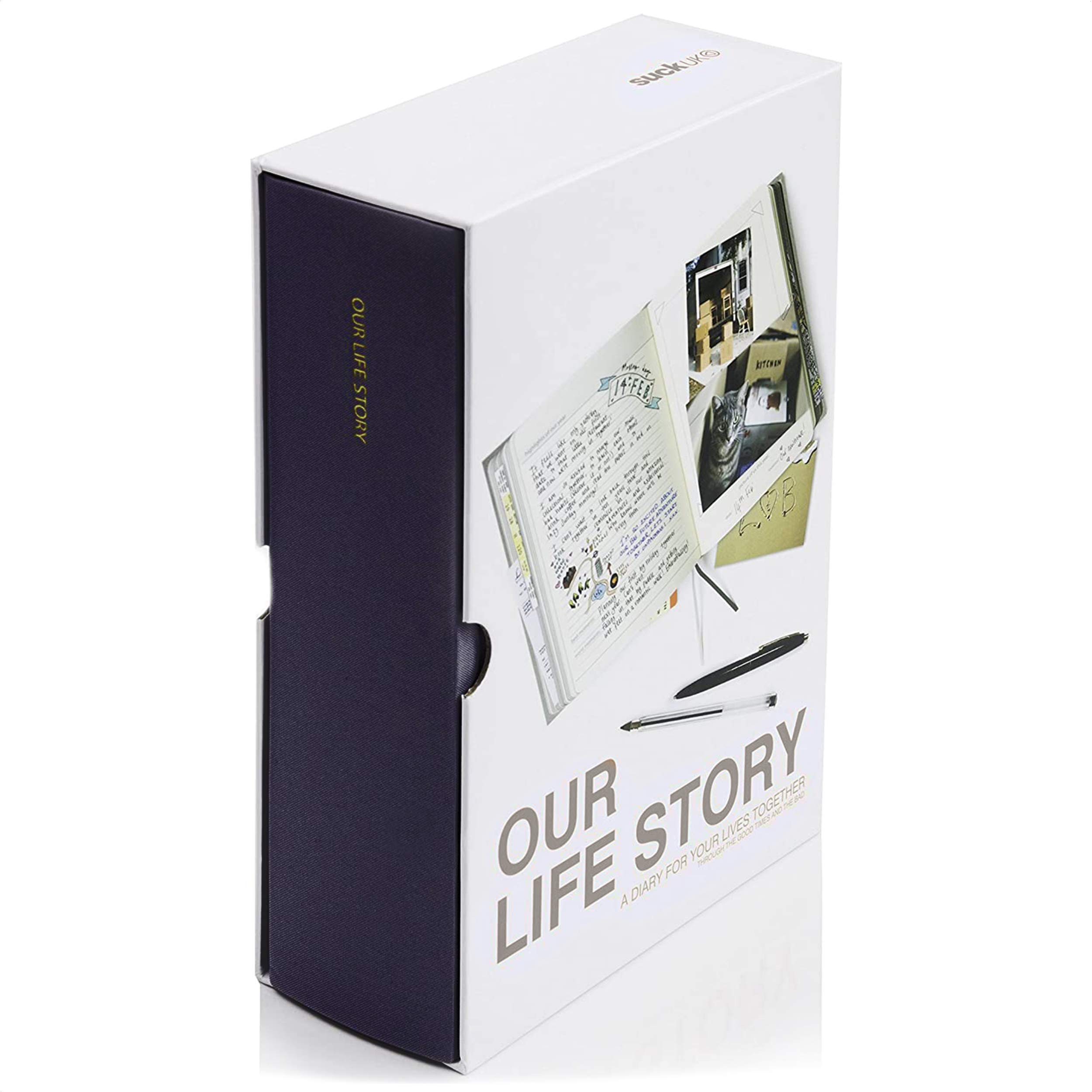 Suck UK Our Life Story Journal and Personal Diary - Anniversary, Birthday, Christening, Wedding