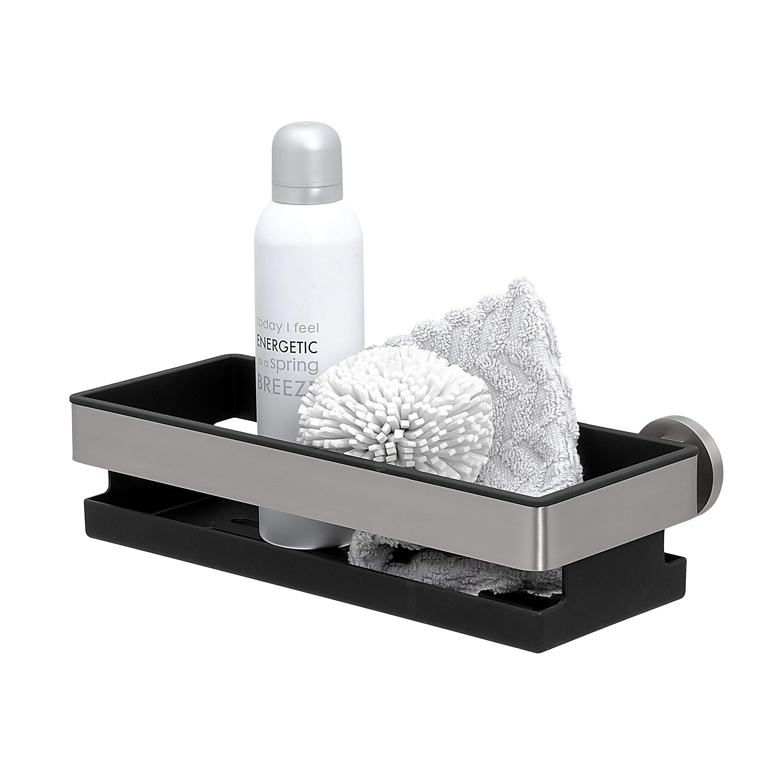 Tiger Noon Shower Basket, Stainless Steel Brushed