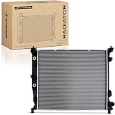 A-Premium Engine Coolant Radiator Assembly with Transmission Oil Cooler | Compatible with Mercedes-Benz W166 X166 GL350, GL450, GLE450, ML250, ML350, ML400, Automatic Trans., Replace# 0995001303