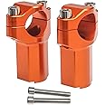 GIDIBII 1/8" Handlebar Risers, Billet Handle Bar Mount Clamps Riser Compatible with KTM 125-530 SX SX-F EXC XC-W XCF-W EXC-F 690 Enduro 1090 Adventure Husqvarna FC BETA 125RR 200RR 350RR 480RR