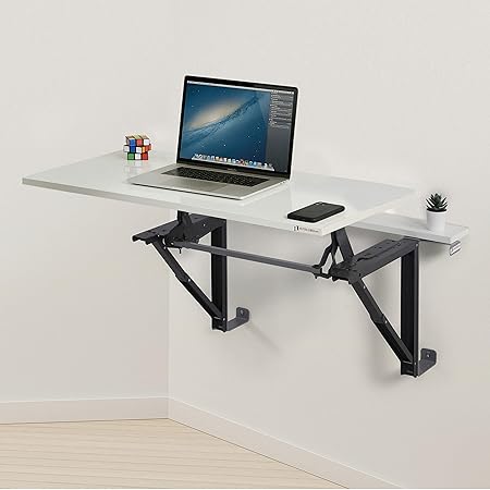 INVISIBLE BED Sit Stand Study & Work Table with Foldable and Liftable