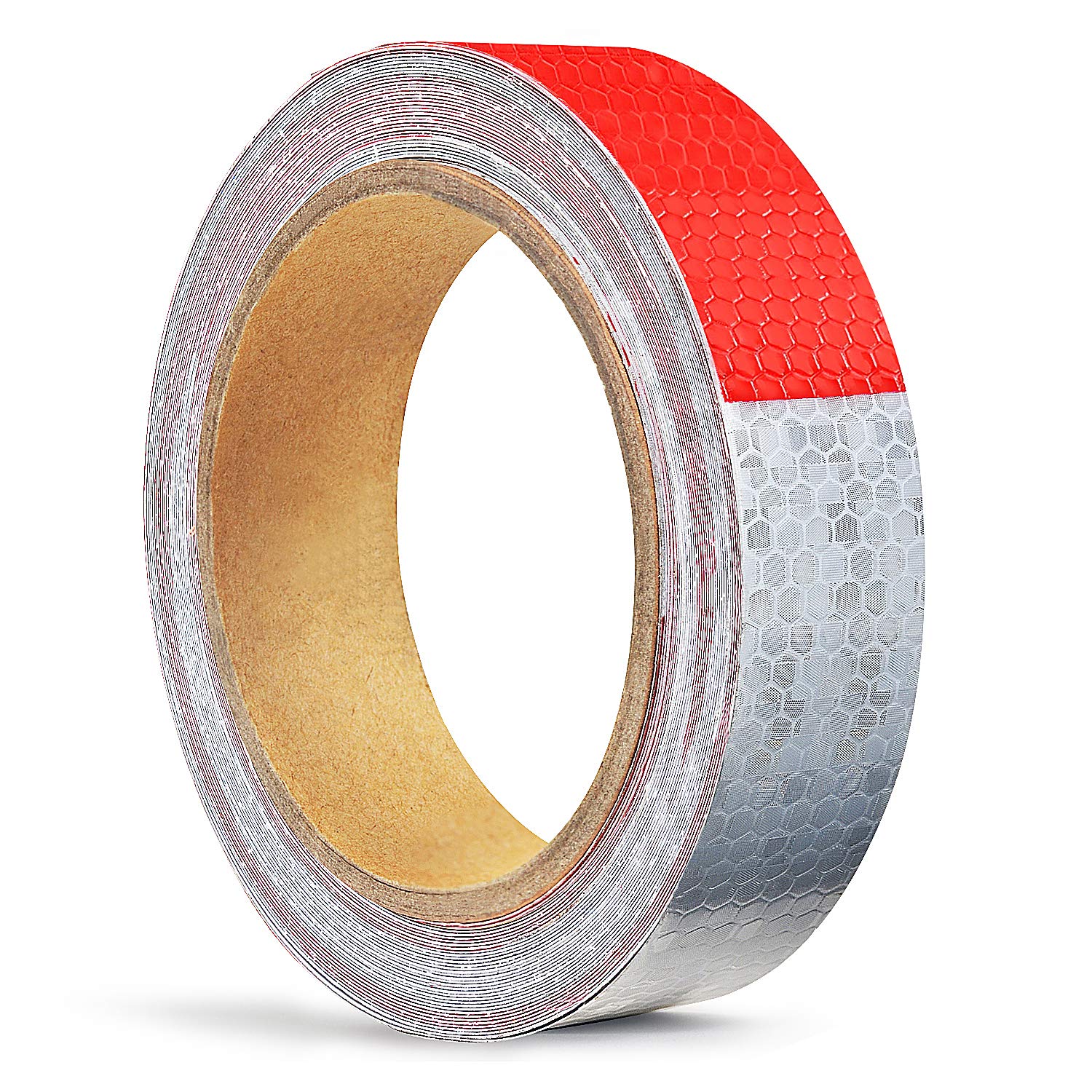 ONTWIE Bicycle Reflector Stickers, 33ft Reflective Tape Reflector Conspicuity Caution Warning Sticker Stickers High Intensity Waterproof - 2.5cm