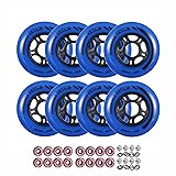 Rollerex VXT500 Inline Skate Wheels – 8-Pack with
