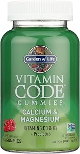 Garden of Life Vitamin Code Calcium Magnesium Gummies, 60 CT