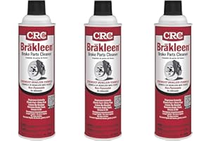 CRC 05089 BRAKLEEN Brake Parts Cleaner - Non-Flammable -19 Wt Oz, 3 Pack