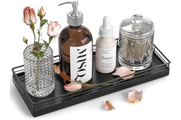 Tray for bathroom decor