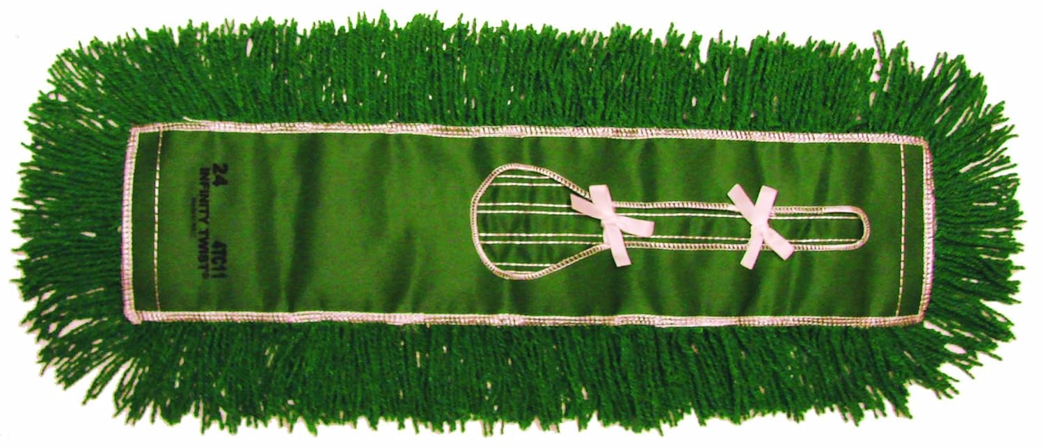 Dust Mops Pack of 12 Golden Star AJU24ITW Jumbo Infinity Twist Dust Mop