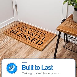 PLUS Haven Coconut Coir Home Entrance Door Mat