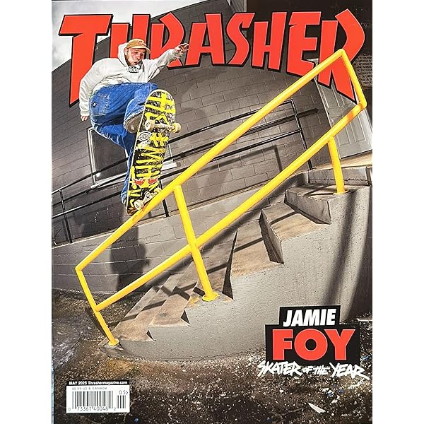 Thrasher Magazine January 2025 New Brand Cover: Thrasher New