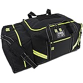 Lightning X Firefighter Premium 3XL Step-In Turnout Gear Bag - Black w/NO LOGO (Customizable)