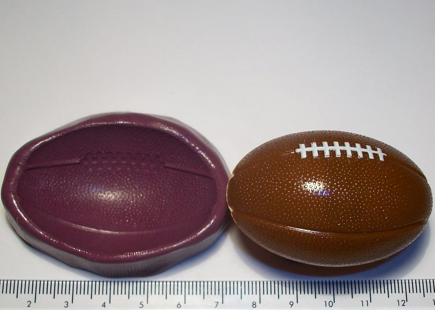 Silicone Mould Rugby Ball Cake Cupcake Topper Amazon Co Uk Kitchen Home