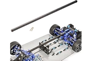 MOSHNOLY Carbon Fiber Center Brace Bar for Arrma 1/8 6S Infraction & 1/10 Senton 3S,Center Brace Rod Kit Part,Upper Top Central Chassis Support Bar, Front Frame Post End Body Lightweight Replace Part