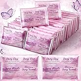 Sinmoe 60 Pack Christian Pocket Tissues Travel Packs 3 Ply Pocket Size Wedding Travel Tissues for Guests Mini Wallet Facial Napkin Bulk Gifts for Women Wedding Party Favor Easter Graduation(Cloudy)