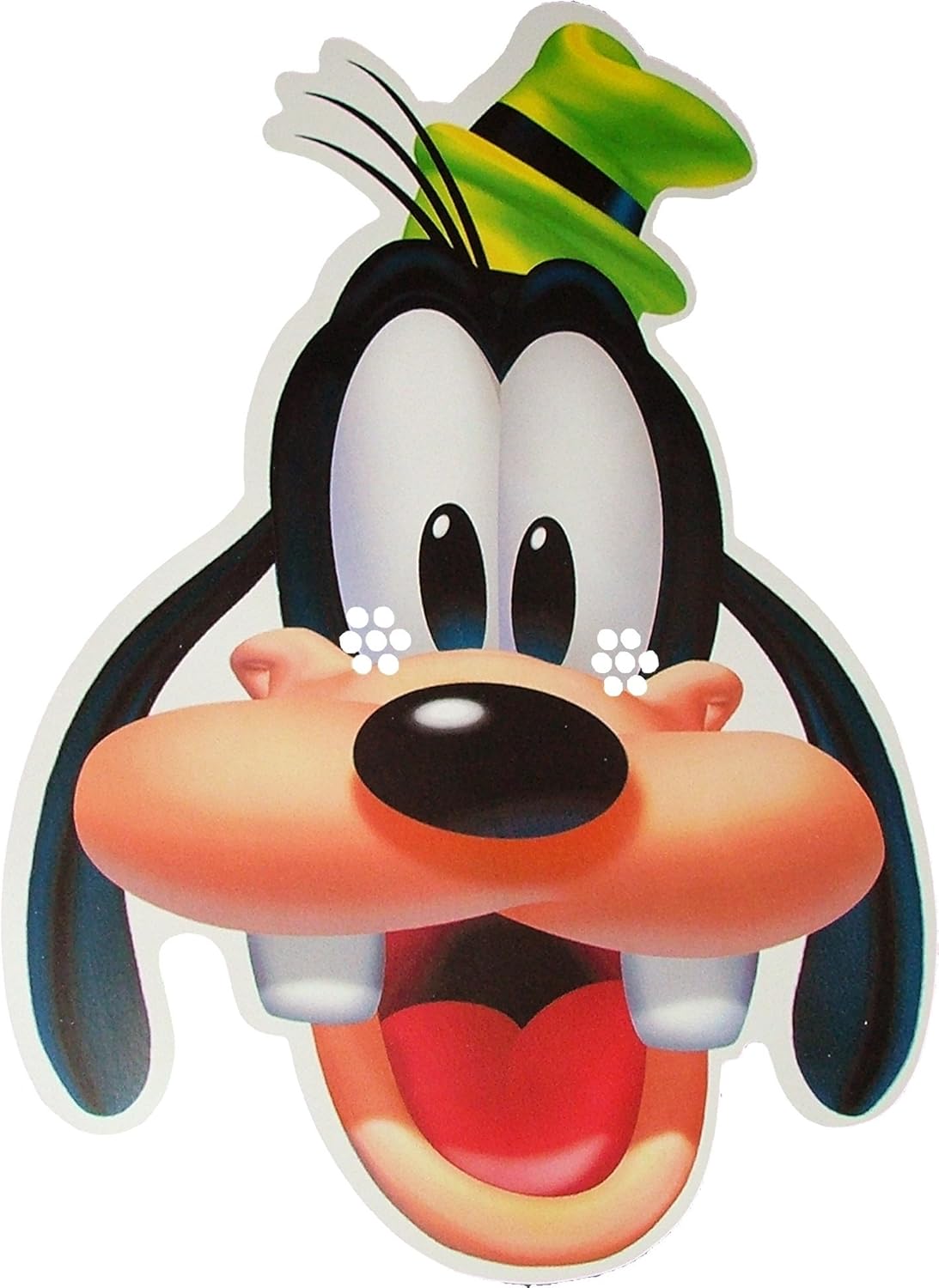 Card Face Mask Goofy Disneys Maschere per bambini