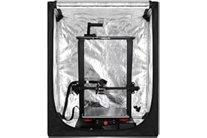 Comgrow Fireproof and Dustproof 3D Printer Enclosure, Large 3D Printer Tent for Ender 3 S1 Plus/3 Max/3 Max Neo/Ender 5 S1/5 Pro/5 Plus/CR-10 V3/CR-10S, Constant Temperature Protective Cover Room