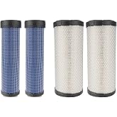 R1401-42270 R2401-42280 Air Filter Set for Kubota KX121-3 KX161-3 U45 U55 L48, Replacement for Donaldson P822768 P822769, Wix 46489 46490, Heavy Duty Engine Outer &amp; Inner Filter Kit
