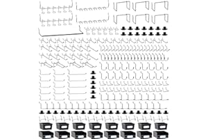 FRIMOONY Peg Board Organizer Accessories, Pegboard Hook Locks, Bins, for Organizing Pliers, Wrenches, Screwdrivers, 333-Piece