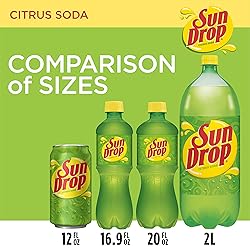 Sun Drop Citrus Soda, 12 Fluid Ounce Can, 12 Count