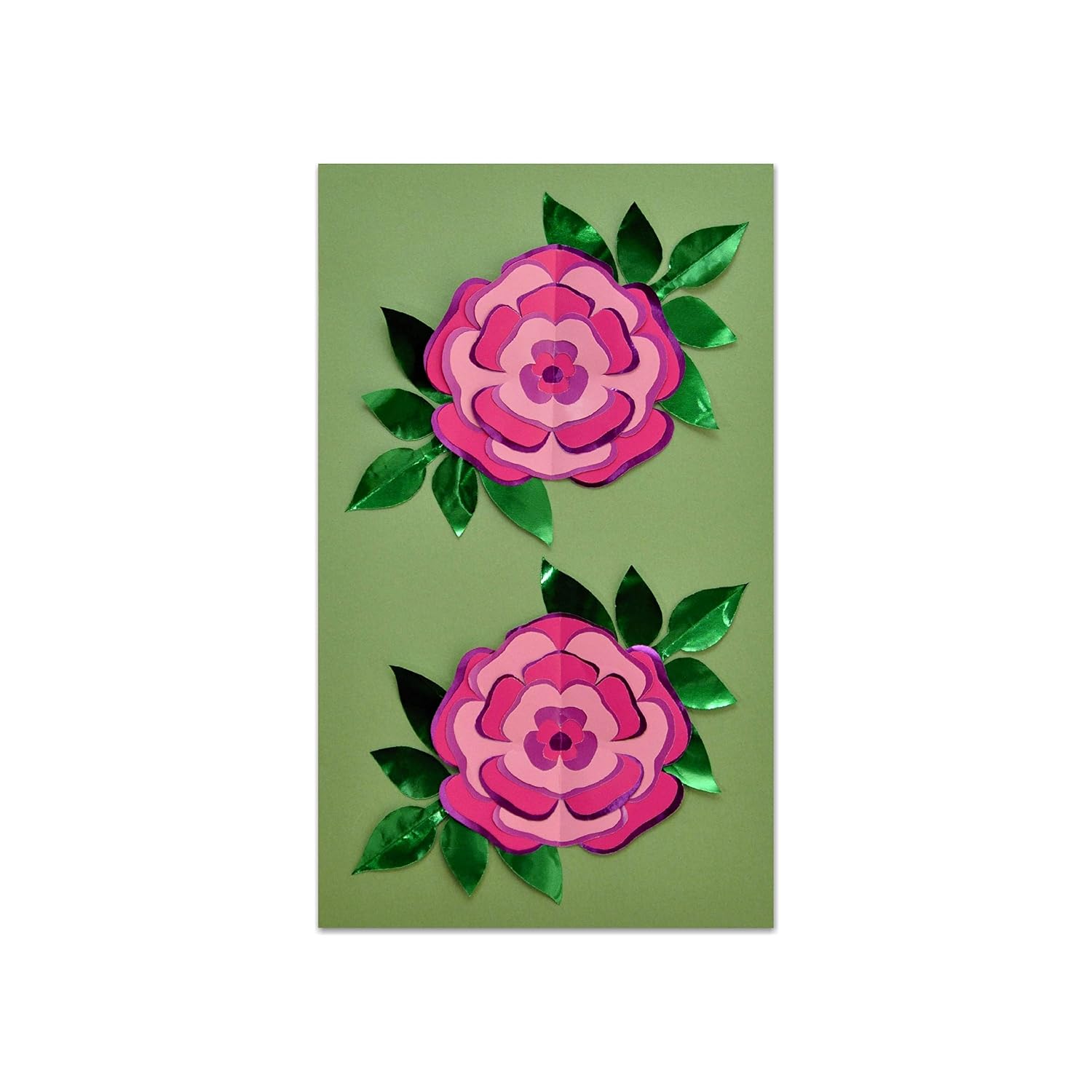 Amazoncom Tuckraft Paper Art Hot Pink Roses Unique Craft