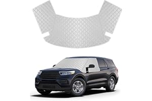 Pigenius Windshield Snow Cover for 2020-2024 Ford Explorer. Provides Snow Ice Protection for Front and Side Windows