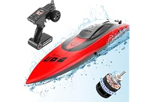 Cheerwing Brushless RC Boat for Adult & Kid, 40 km/h Fast Remote Control Boat for Pools & Lakes