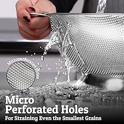 PriorityChef Premium Stainless Steel Colander for