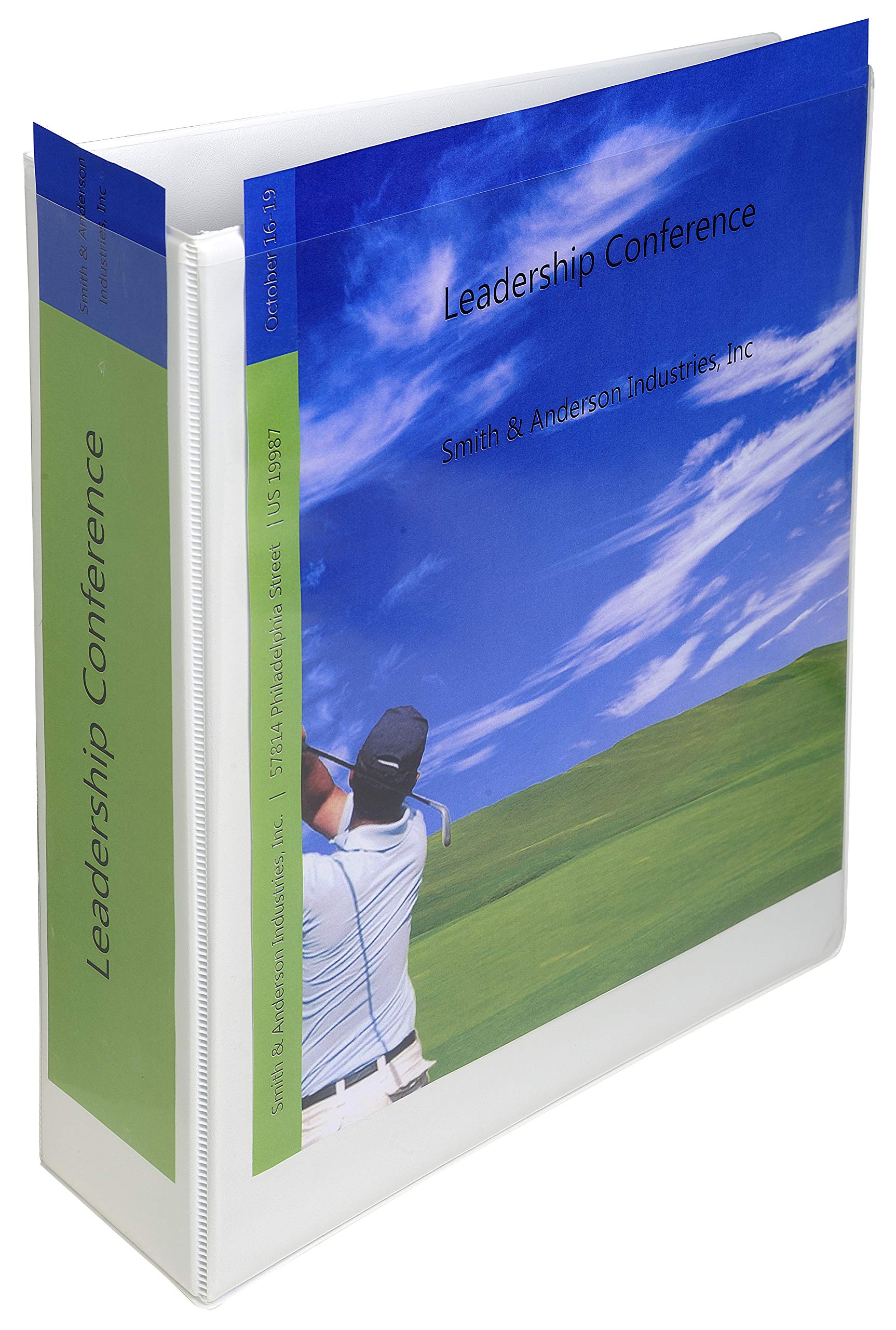 Exacompta - Ref 53955E - Kreacover Collection - Prem'Touch Lever Arch File - 320 x 300mm in Size, Suitable for A4+ Documents, Polypropylene, 2 Rings, 50mm Spine – White