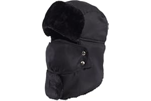 Tough Headwear Russian Trapper Hat – Water-Resistant Ushanka for Men & Women with Chin Strap & Ear Flaps