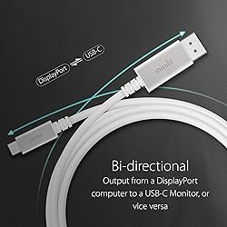 Moshi USB C to DisplayPort Cable 1.5m/5ft, Support