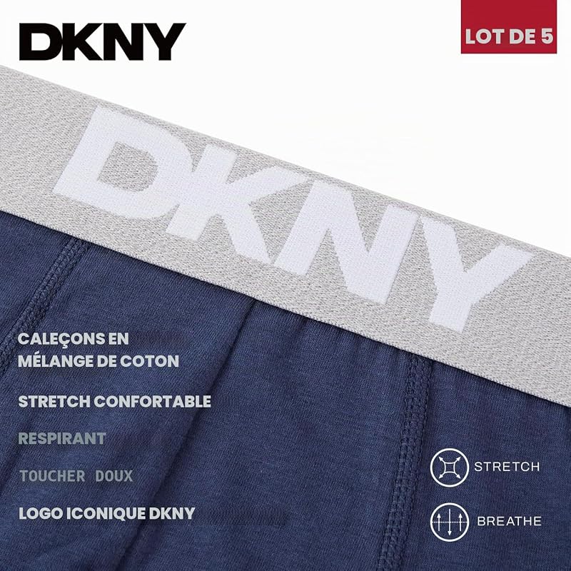 Portland Mens Boxers Shorts Multipack | Pack of 5 Cotton Boxers for Men | Breathable Trunks, Cotton Fabric | Mens Underwear Trunks | Ideal Gifts for Him, Grey, Black, Navy, Charcoal, White, XL