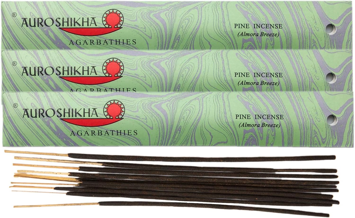 Pine Auroshikha Incense Sticks (3 Pack) Home & Kitchen