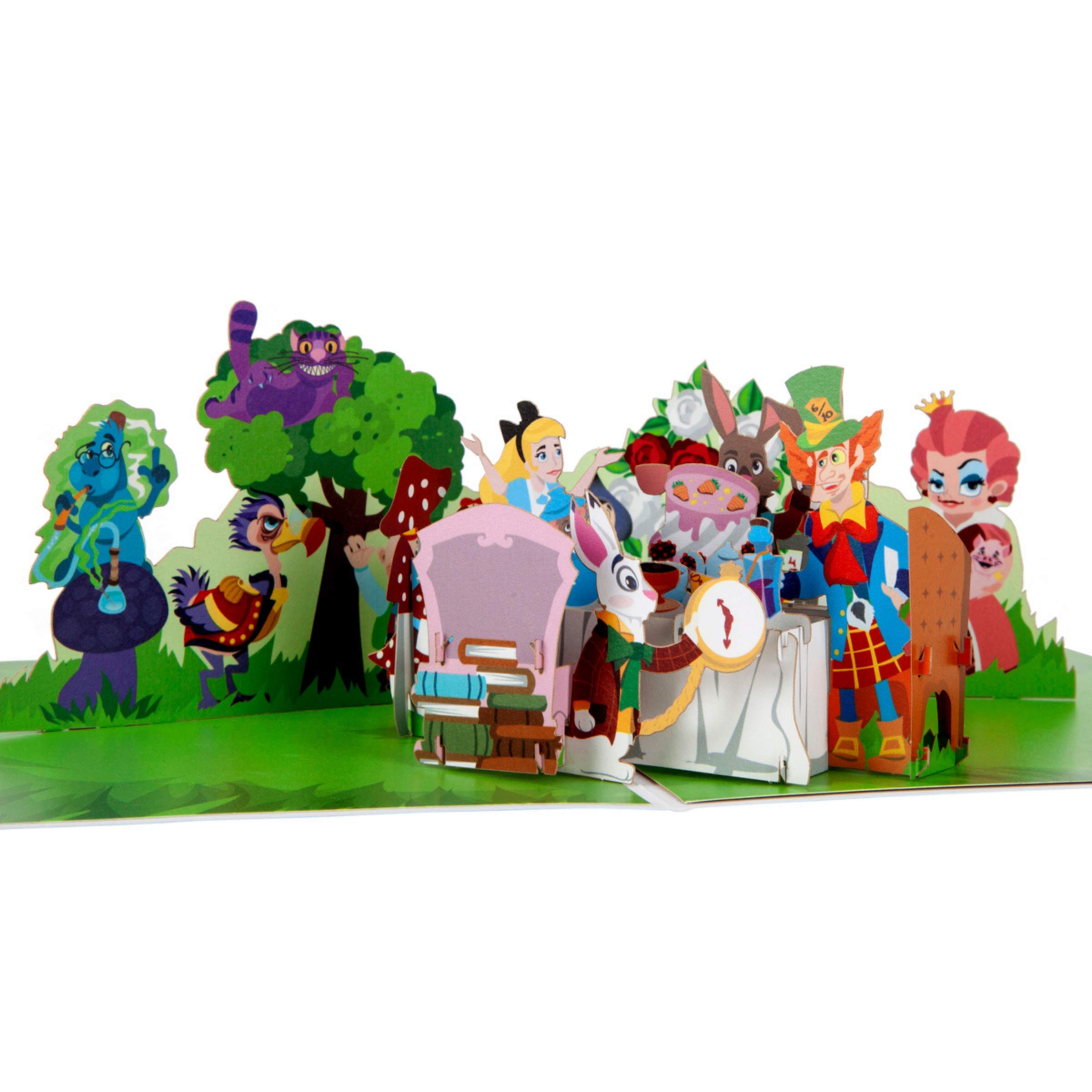Cardology - Mad Hatters Tea Party Pop Up Card | Alice In Wonderland Card | Mother's Day Cards, Birthday Cards