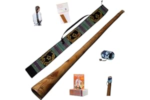 Australian Treasures - DIDGERIDOO: Mahogany PRO-series 57.87'' including I-kat bag and mouthpiece protector, DVD, beeswax