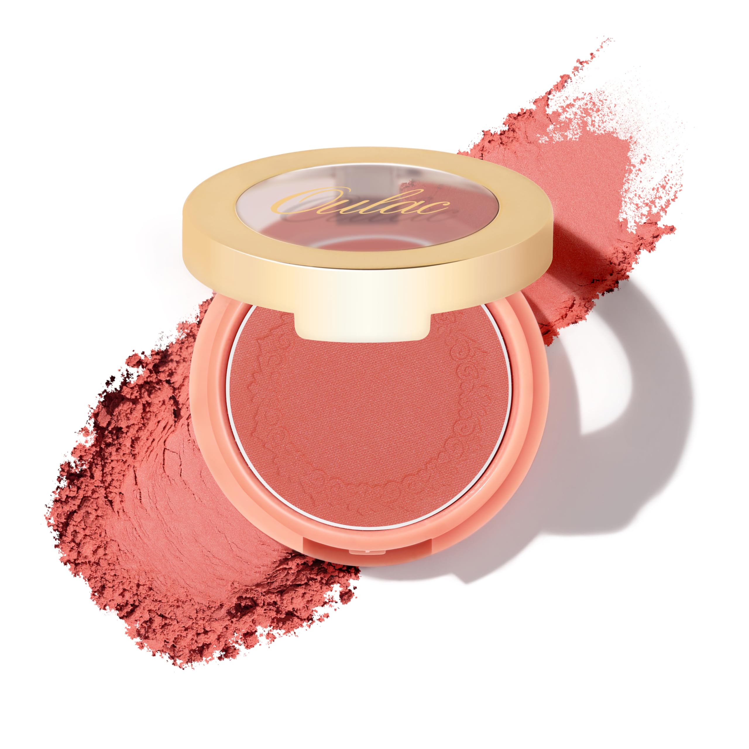 Oulac Blushers for Cheeks Make up, Pink Coral Matte Powder Blush, Long-Lasting Fade & Sweat Resistant, Vegan & Cruelty-Free, N12 Forever Young — image 1