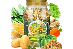 SEAYOFA 24Oz Mixed Ramen Toppings Dehydrated Soup, 680g All Natural Vegetable, 9 Freeze Dried Veggies for Noodles, Soups, Camping, and Emergency Food, Dry Vegetable Flakes, No Additives