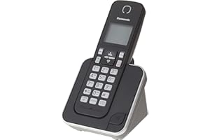 Panasonic DECT 6.0 Expandable Cordless Phone with Call Block - 1 Cordless Handset - KX-TGC380CB (Black)