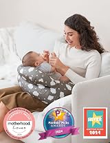 momcozy Nursing Pillow Grey Ergonomic Support Adjustable Waist Strap view 6