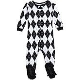 Leveret Kids Pajamas Baby Boys Girls Christmas Footed Pajamas Sleeper 100% Cotton (Size 6-12 Months-5 Toddler)
