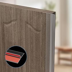 Elvone T-Shaped Door Draft Stopper, 1.37 in x 40 Ft