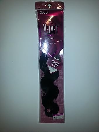 Amazon Com Velvet Remy Euro Body Wave 18inch 1 Jet Black Hair